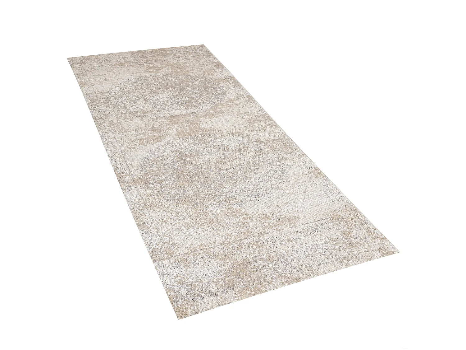 Vloerkleed vintage beige 60 x 180 cm BEYKOZ