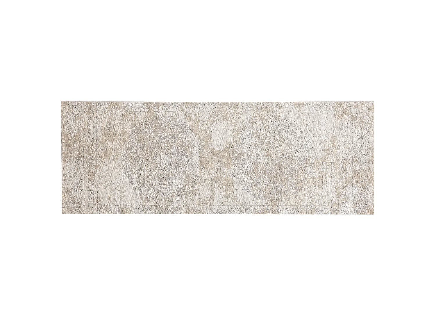 Vloerkleed vintage beige 60 x 180 cm BEYKOZ