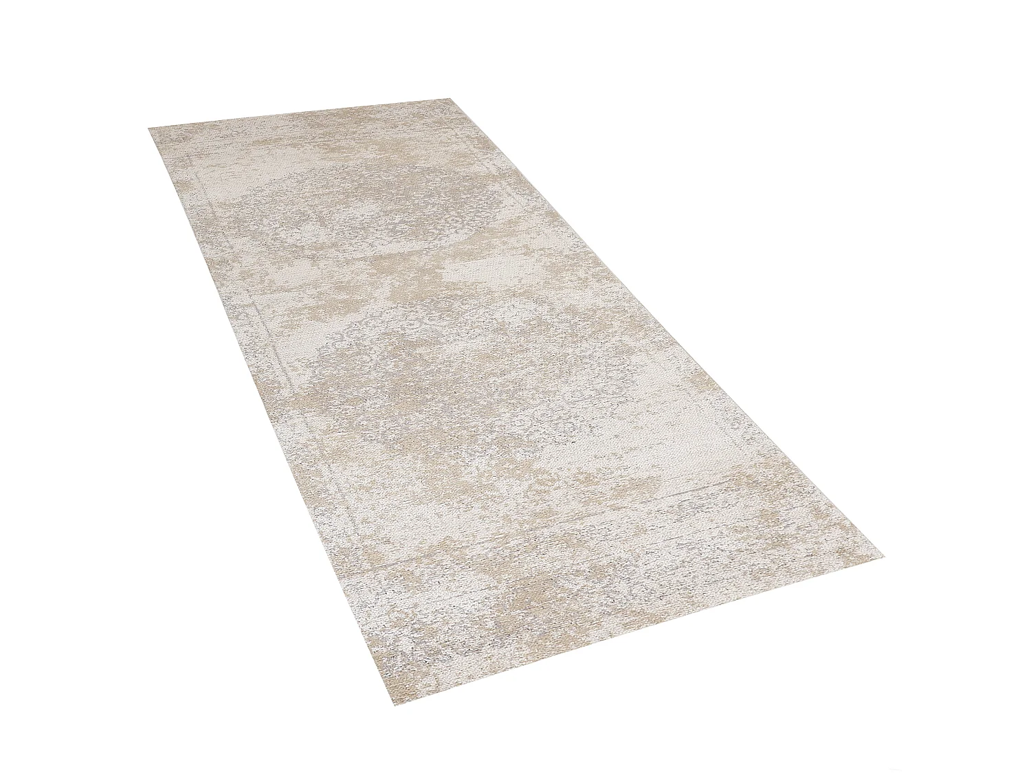 Vloerkleed vintage beige 60 x 180 cm BEYKOZ