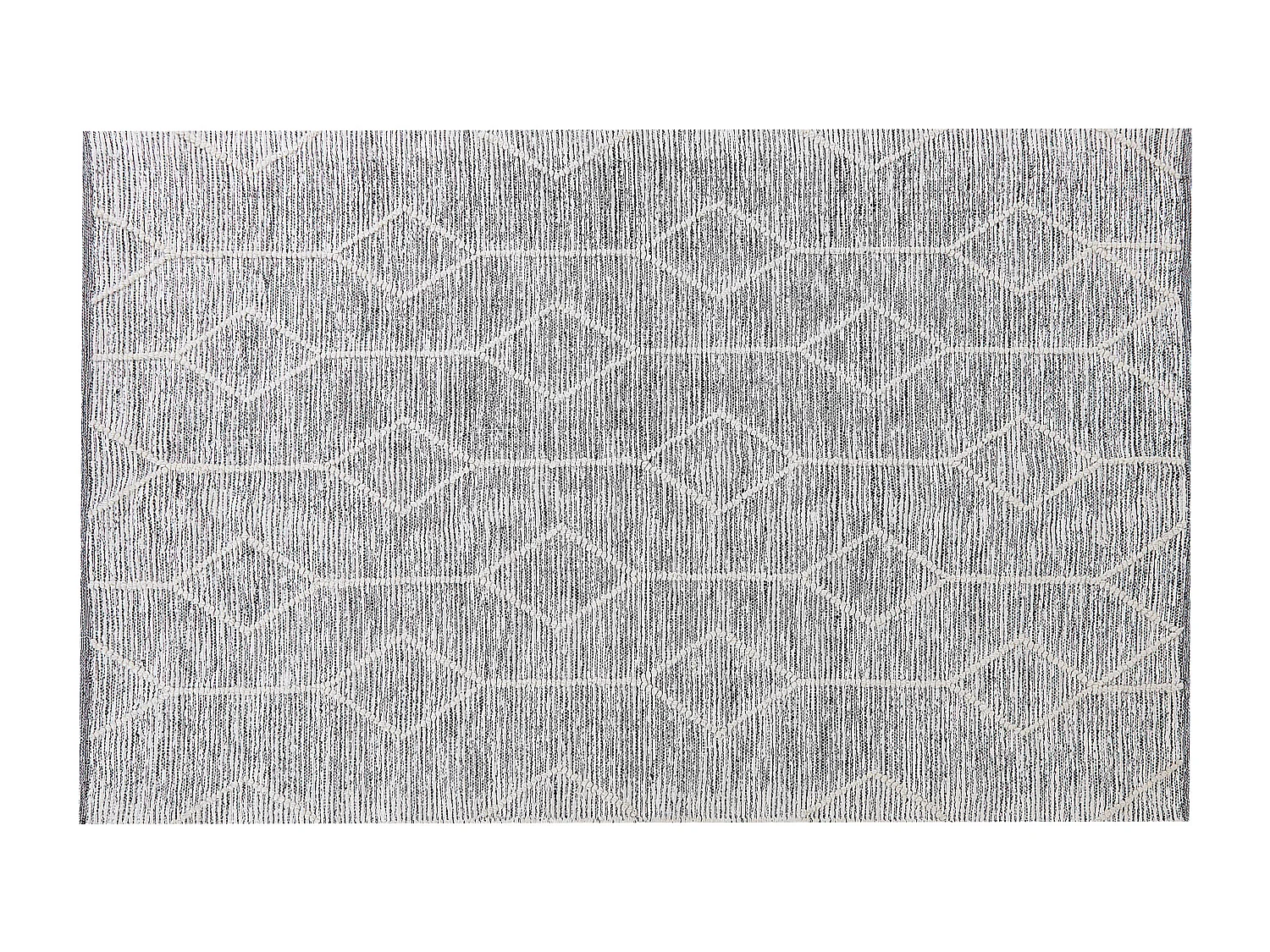 Tapis EDREMIT Gris 140 x 200 cm Coton