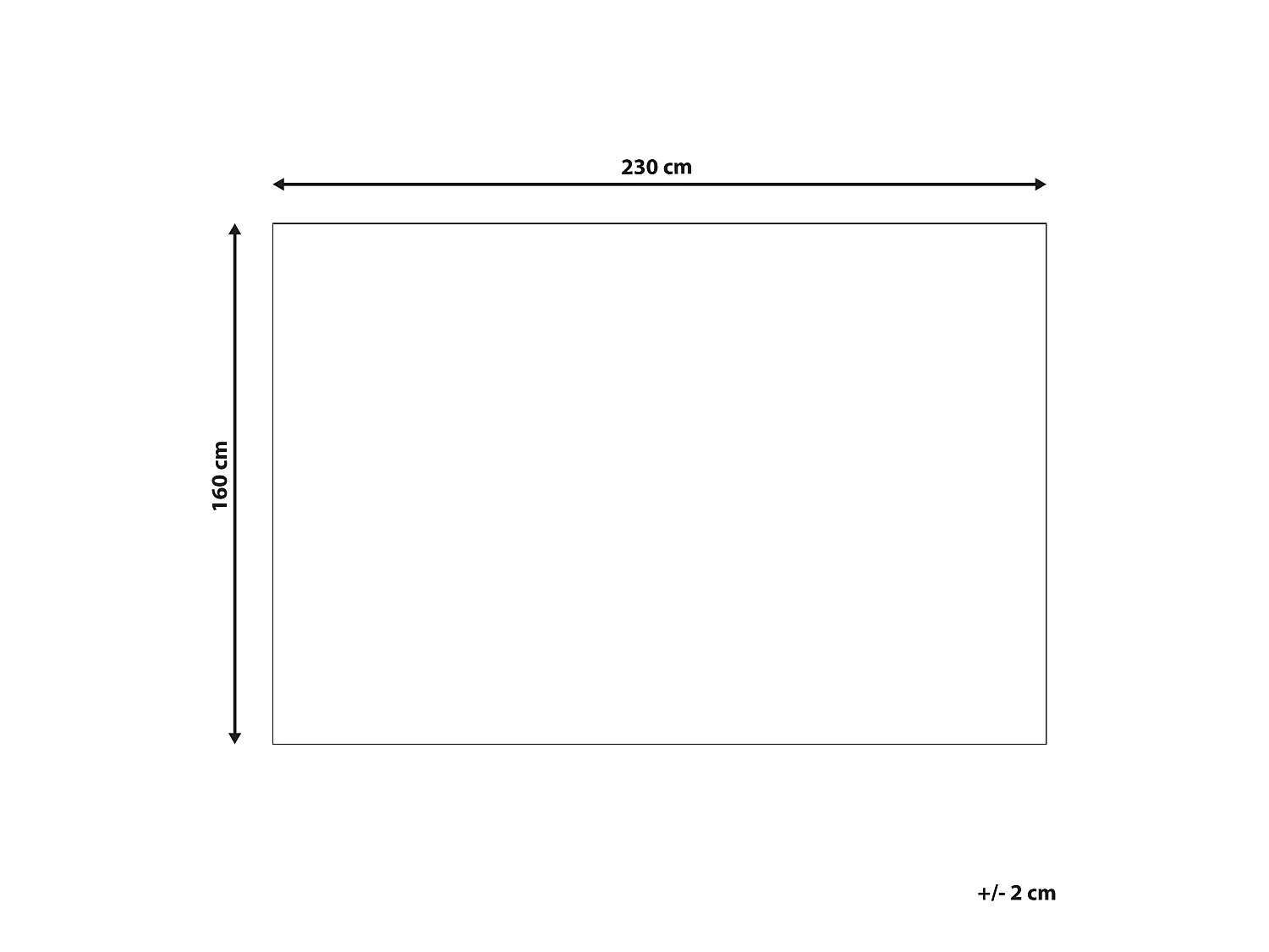 Vloerkleed polyester blauw/wit 160 x 230 cm IZMIT