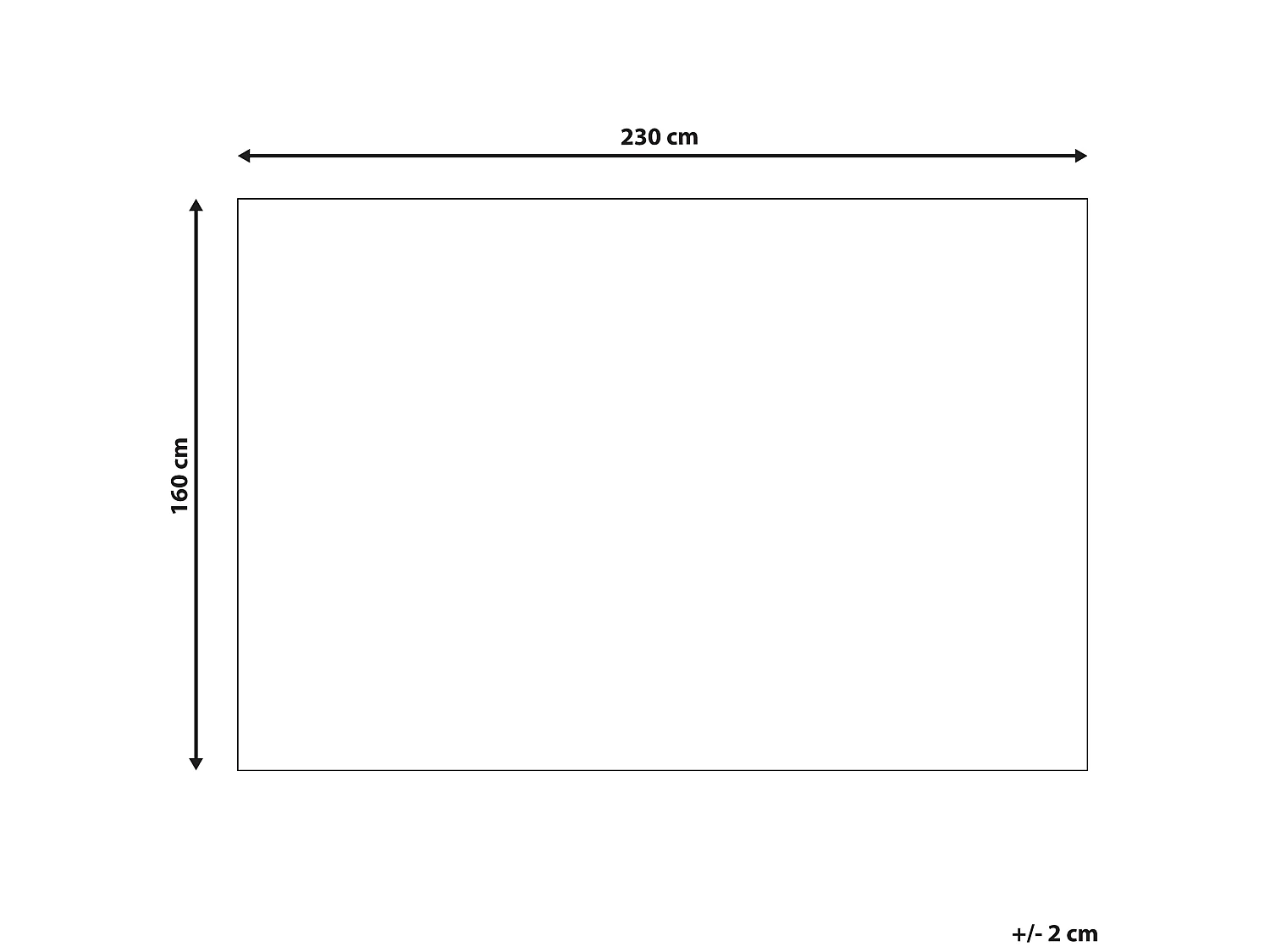 Vloerkleed polyester blauw/wit 160 x 230 cm IZMIT