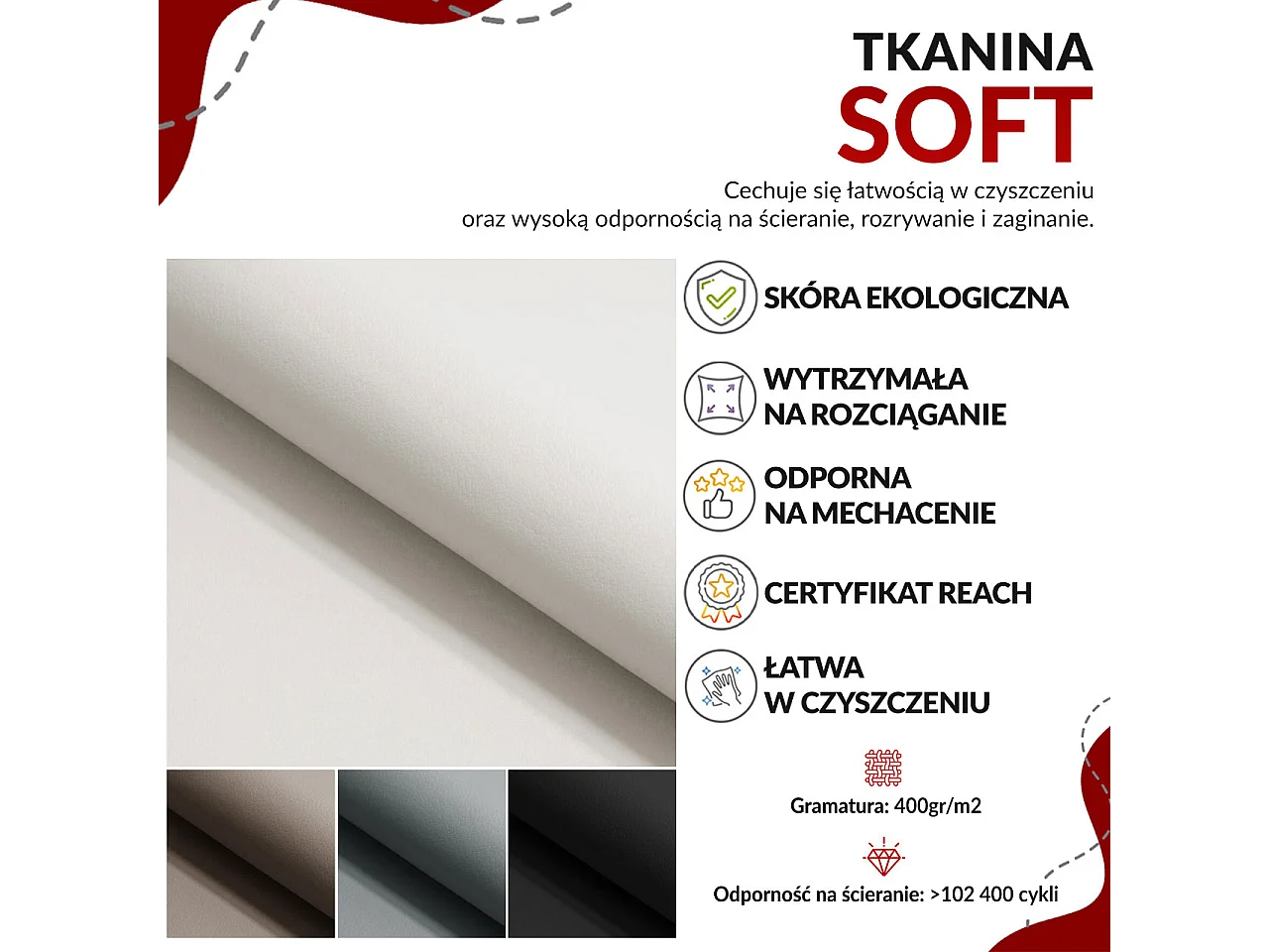 Boxspringbett CARMEN - Polsterbett mit zwei Bettkästen, gesteppte Kopfstütze, Multipocket-Matratze - 140x200 cm - H3 - Weiß Kunstleder