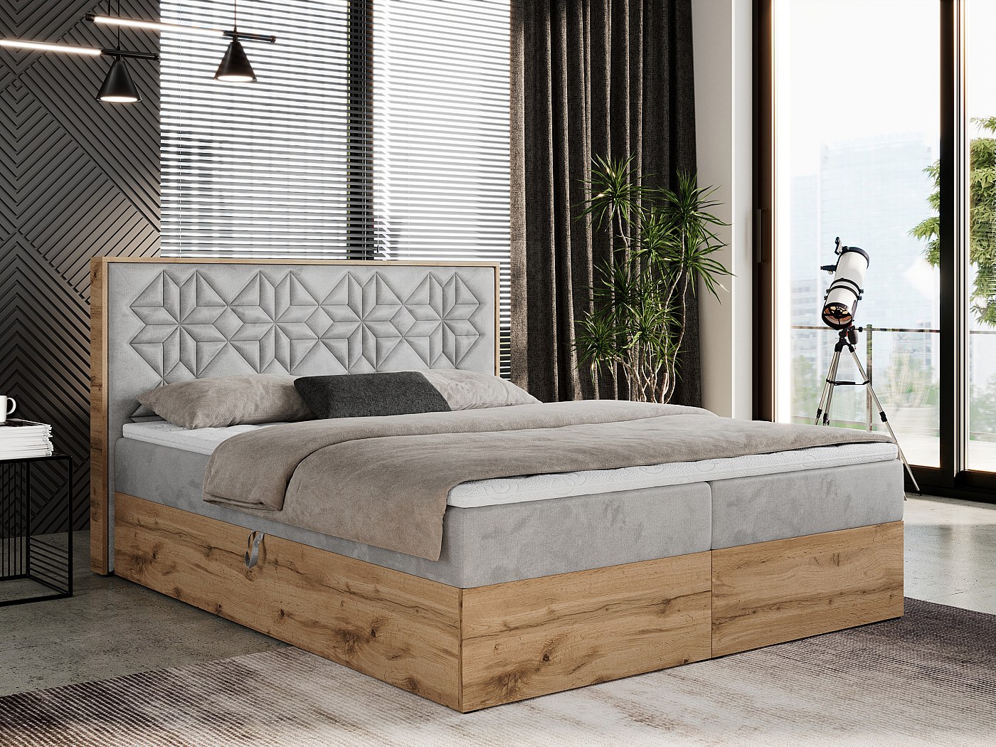 Bett Mit Hoher Matratze