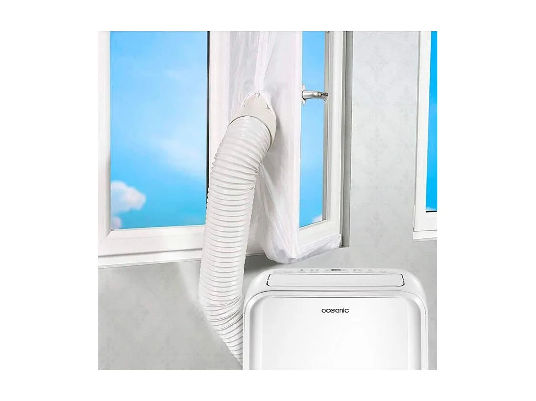 Climatiseur OCEANIC reversible mobile - monobloc - 3530 W - 12000 BTU - Chaud/Froid - Programmable - Classe energetique A