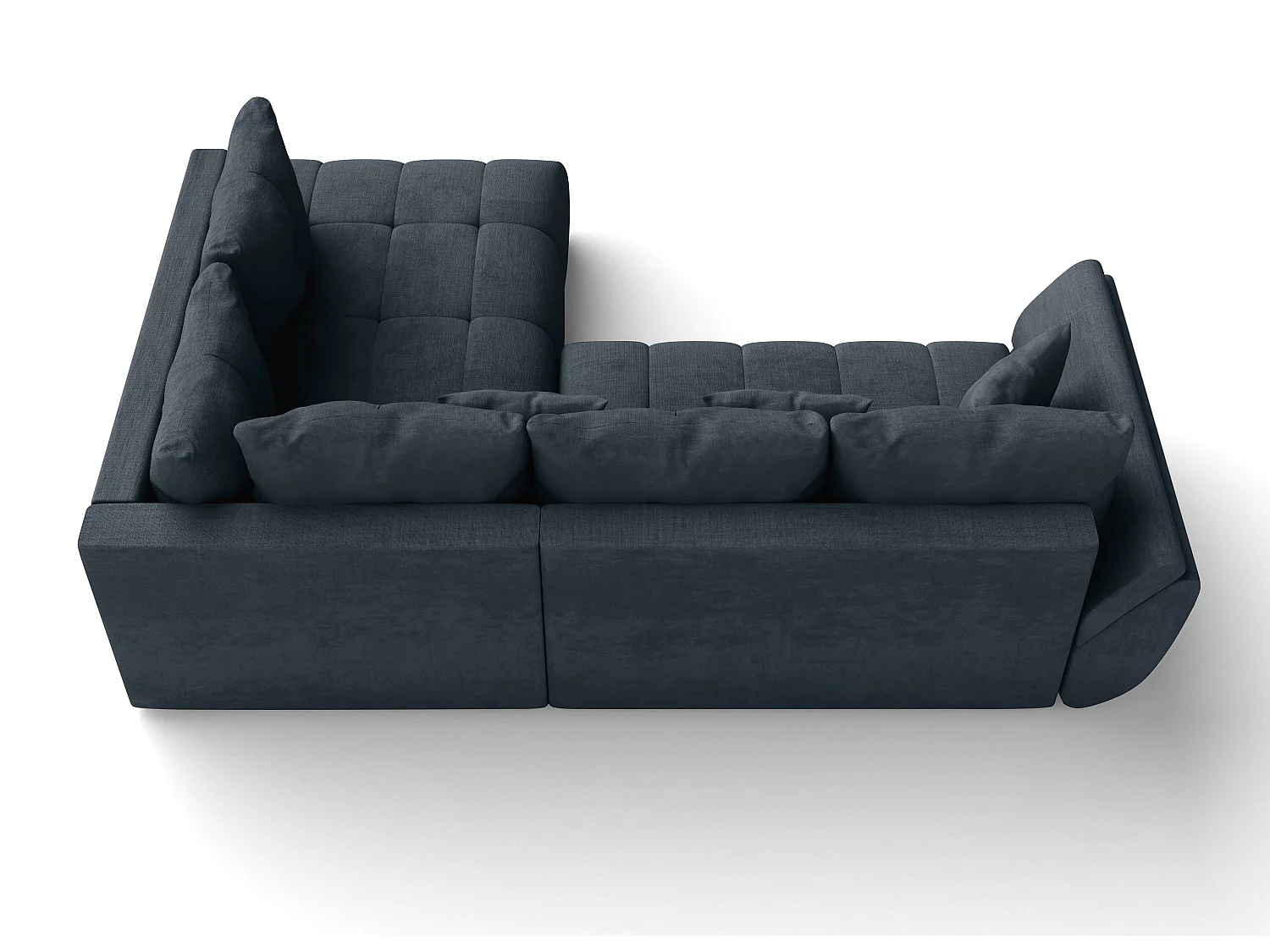 AX LIVING Canapé d angle convertible Kayseri canapé gris 266 cm