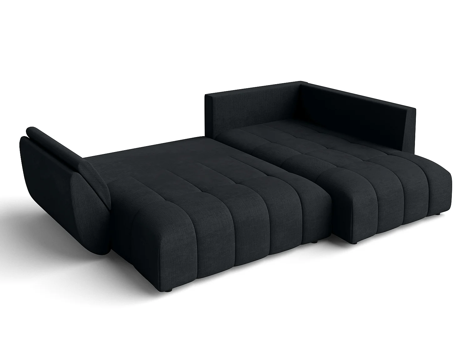 AX LIVING Canapé d angle convertible Kayseri canapé gris anthracite