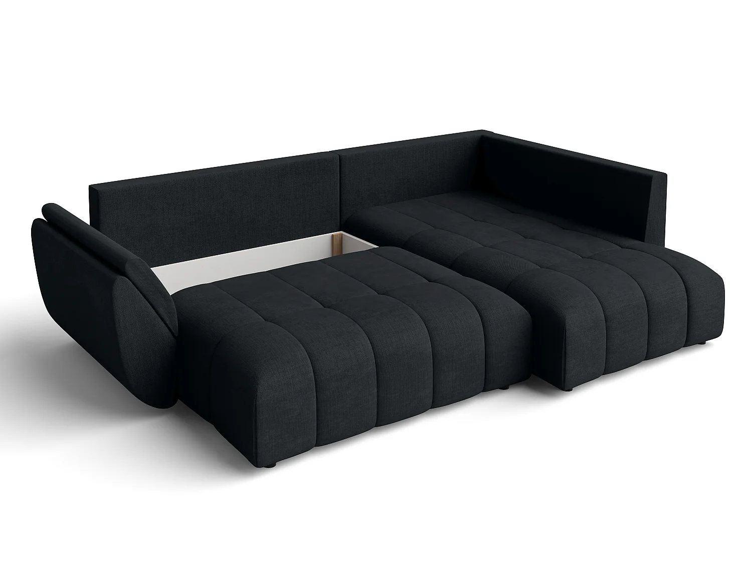 AX LIVING Canapé d angle convertible Kayseri canapé gris anthracite