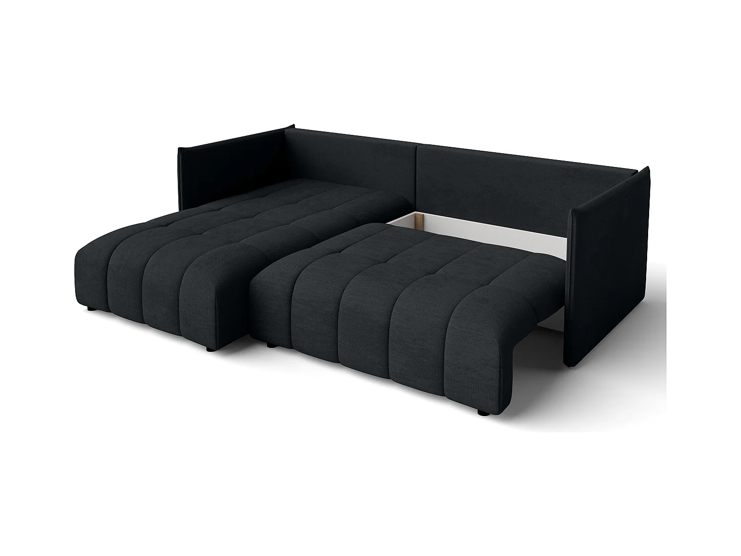 AX LIVING Gaziante Eckschlafcouch mit Bettkasten 245 cm anthrazit