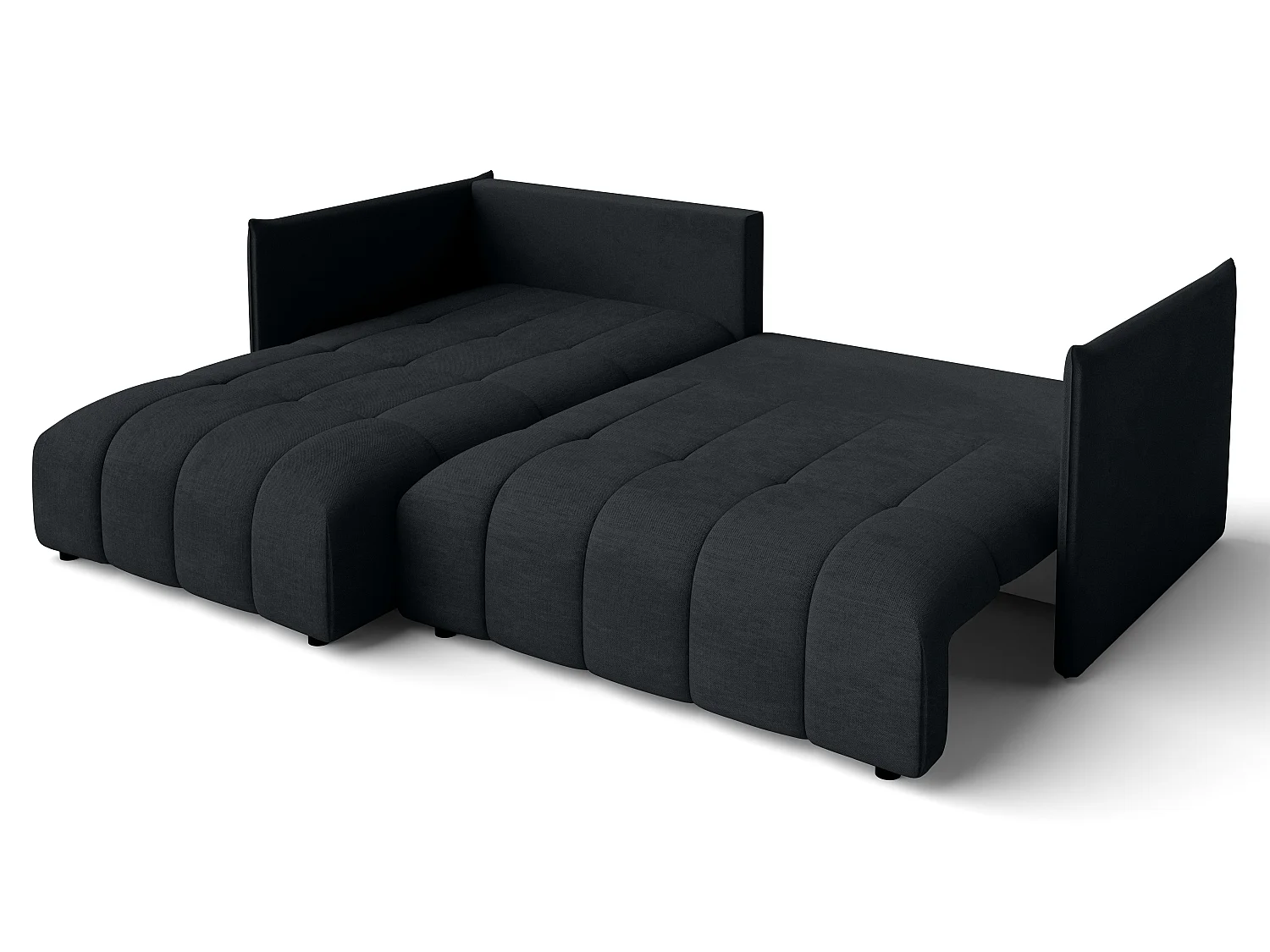 AX LIVING Canapé d’angle convertible Gaziante – 245 cm anthracite