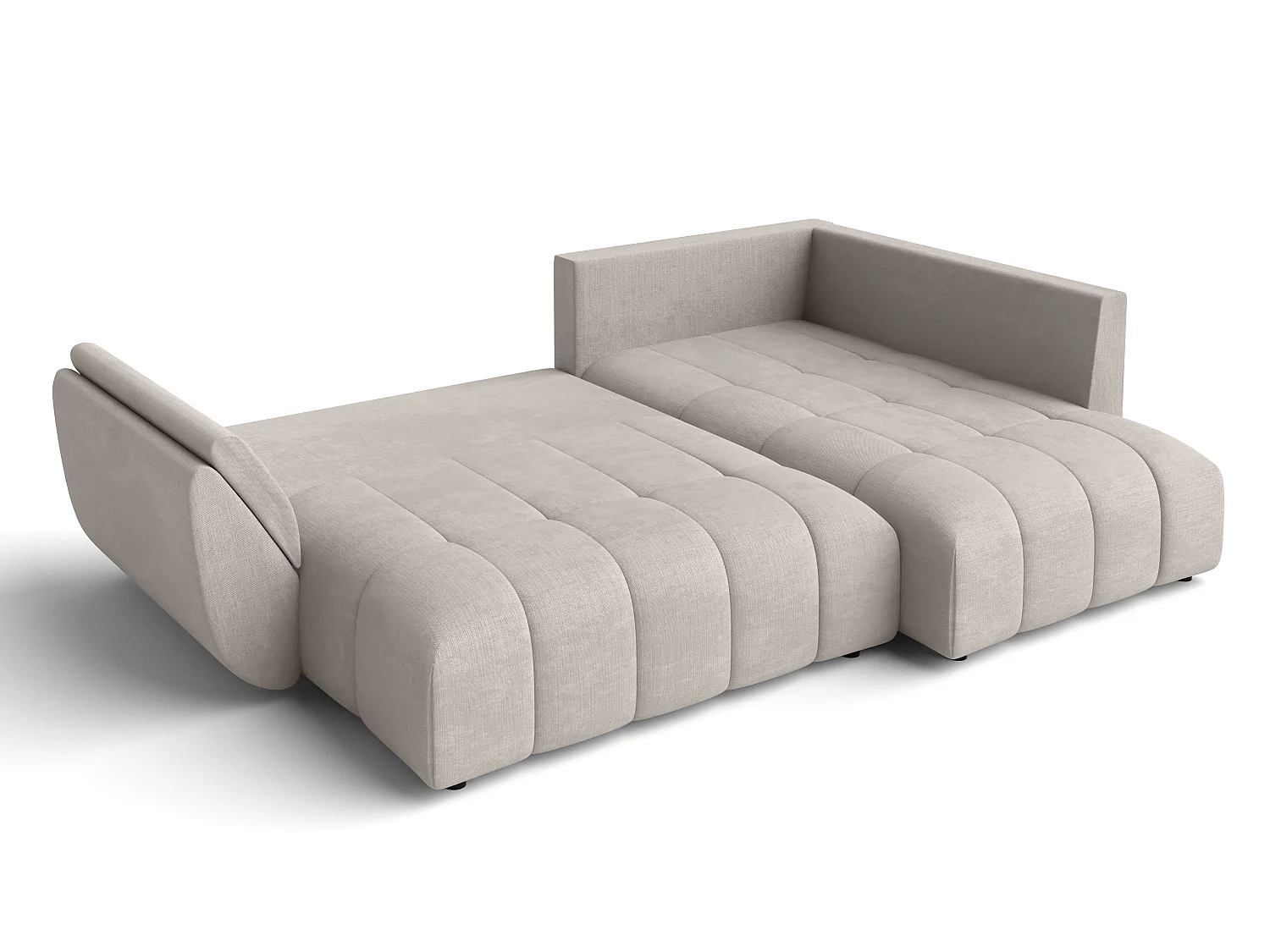 AX LIVING Canapé d angle convertible Kayseri canapé beige 266 cm