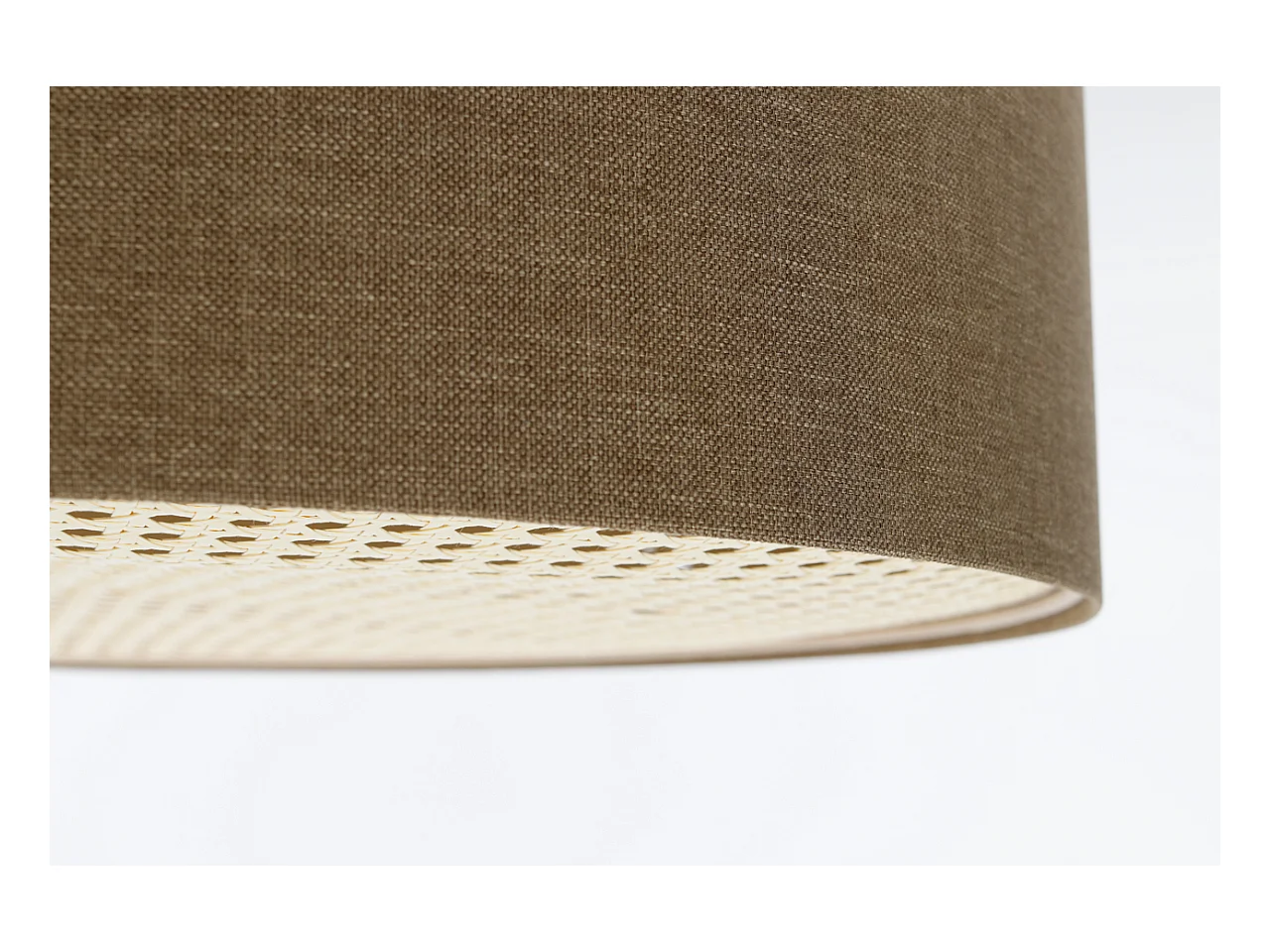 Plafon sufitowy ERUTAN RATTAN 60 brązowy