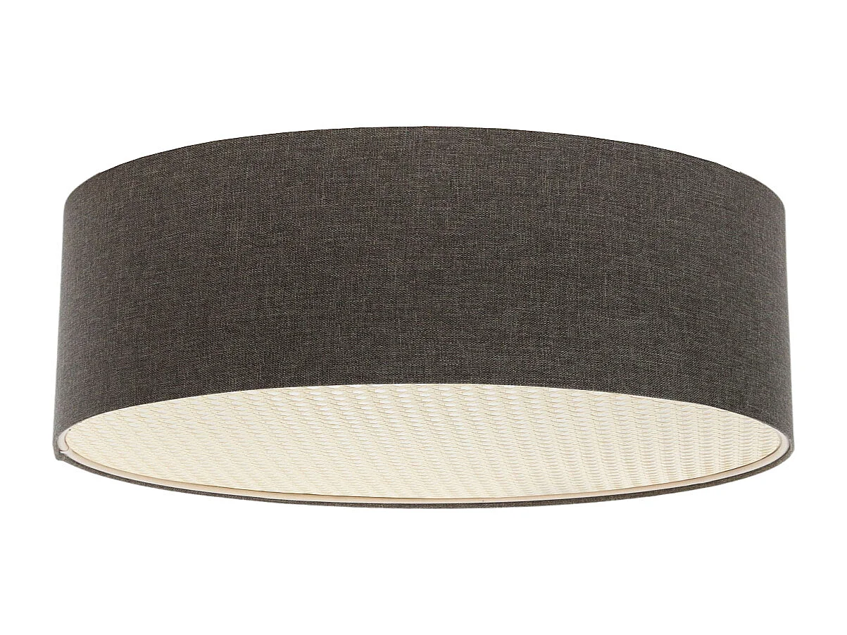 Plafon sufitowy ERUTAN RATTAN 50 szary