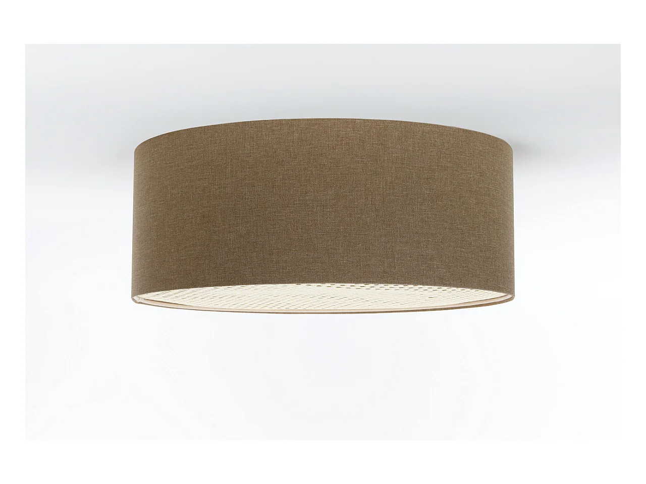 Plafon sufitowy ERUTAN RATTAN 70 brązowy