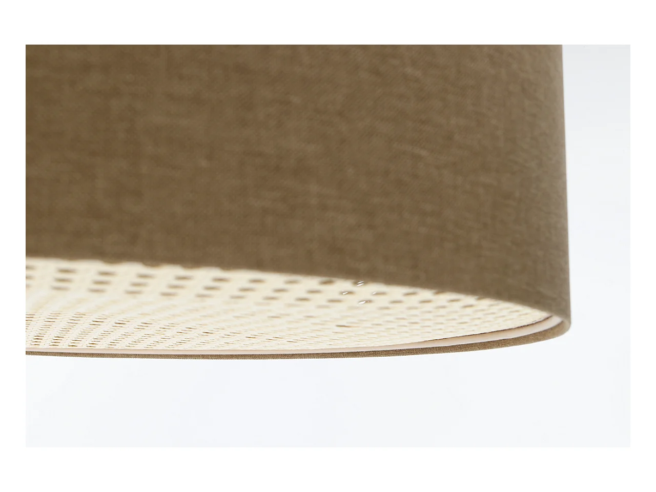 Plafon sufitowy ERUTAN RATTAN 40 brązowy