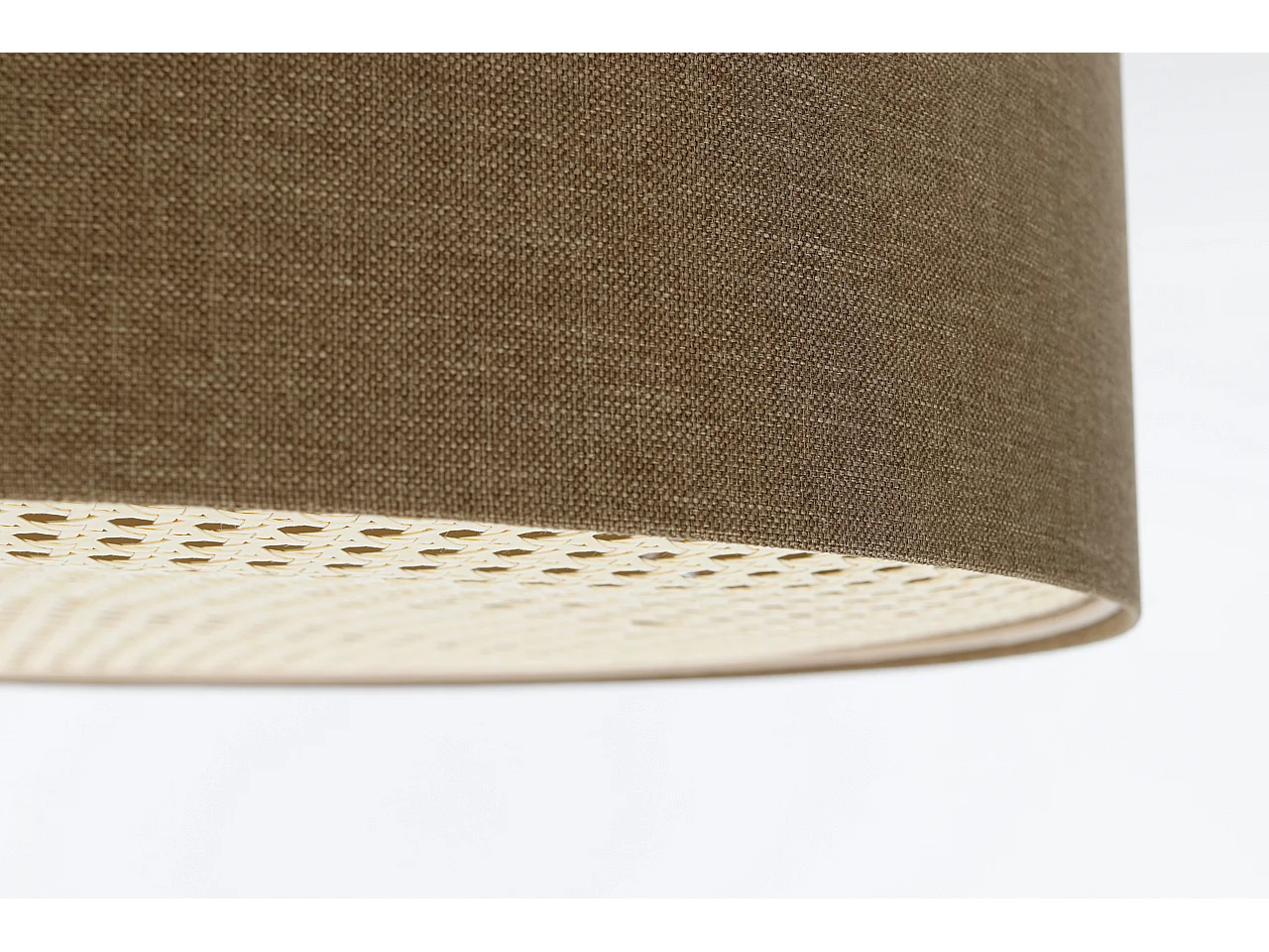 Plafon sufitowy ERUTAN RATTAN 40 brązowy