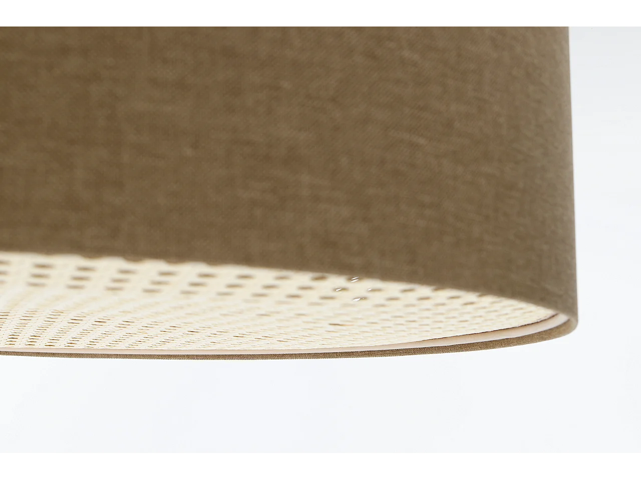 Plafon sufitowy ERUTAN RATTAN 40 brązowy