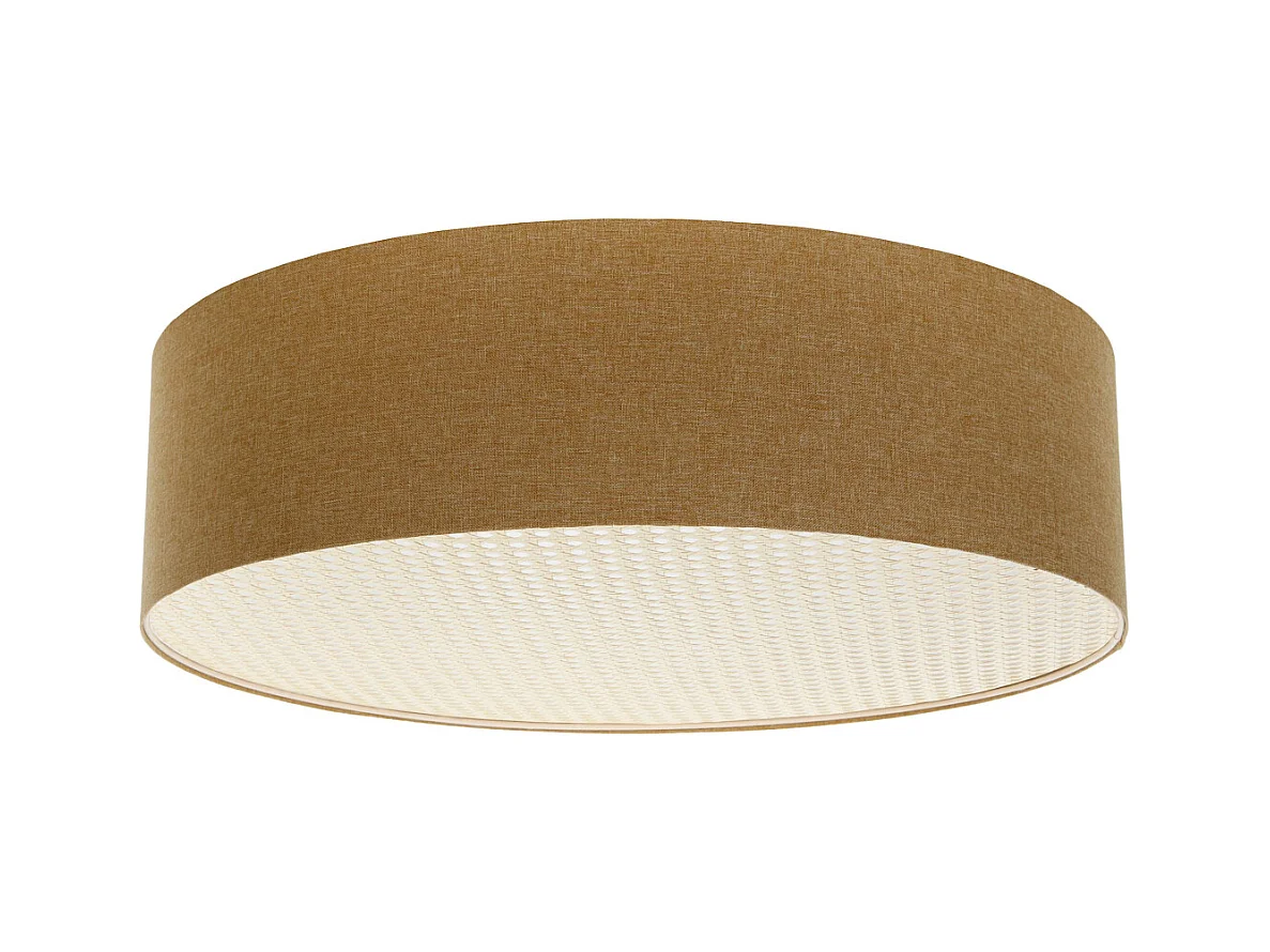 Plafon sufitowy ERUTAN RATTAN 70 żółty