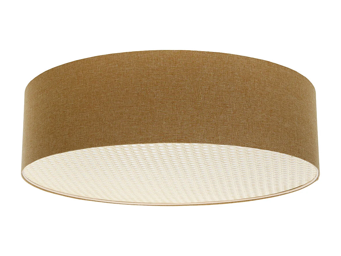 Plafon sufitowy ERUTAN RATTAN 70 żółty