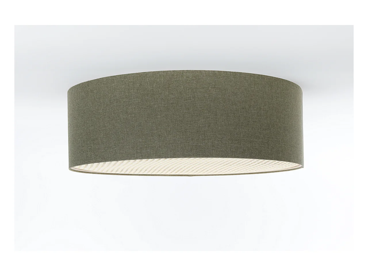 Plafon sufitowy ERUTAN RATTAN 40 zielony