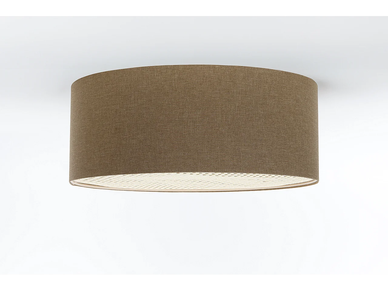 Plafon sufitowy ERUTAN RATTAN 50 brązowy