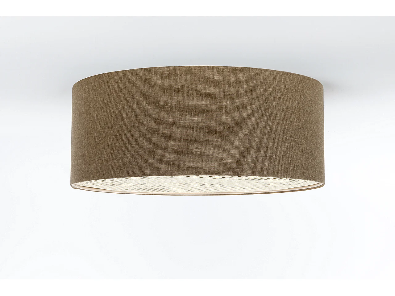 Plafon sufitowy ERUTAN RATTAN 50 brązowy