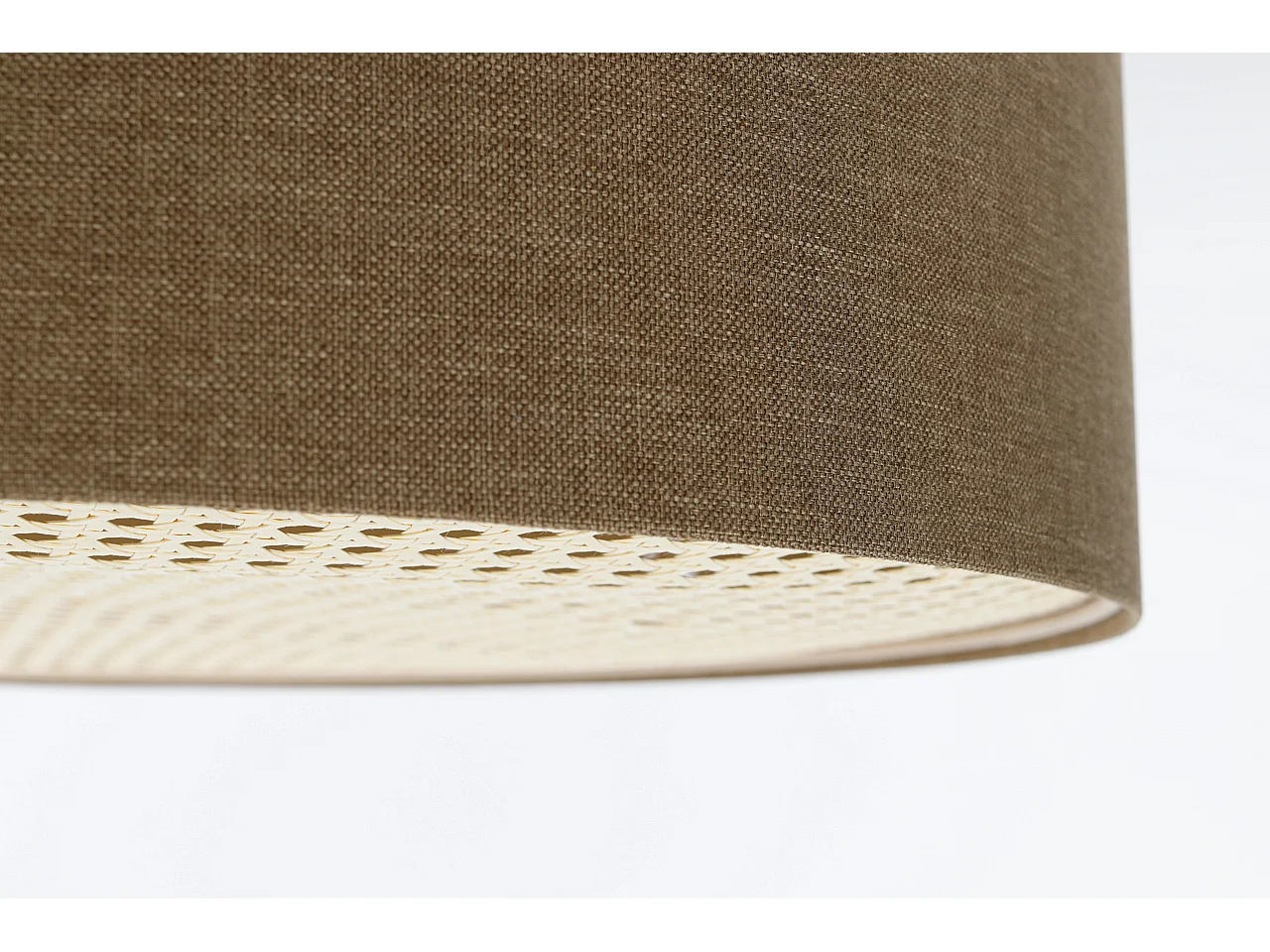 Plafon sufitowy ERUTAN RATTAN 50 brązowy