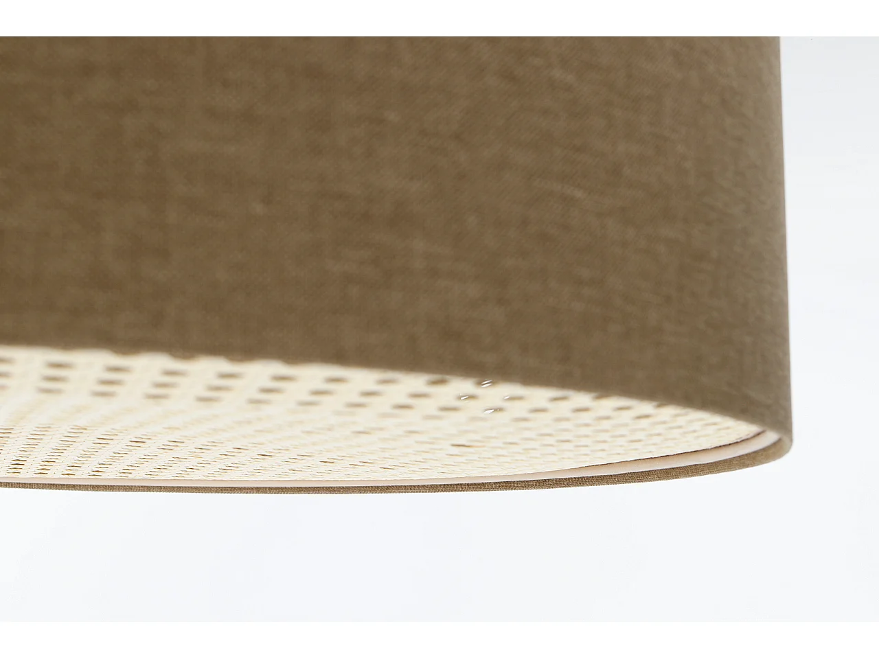 Plafon sufitowy ERUTAN RATTAN 50 brązowy