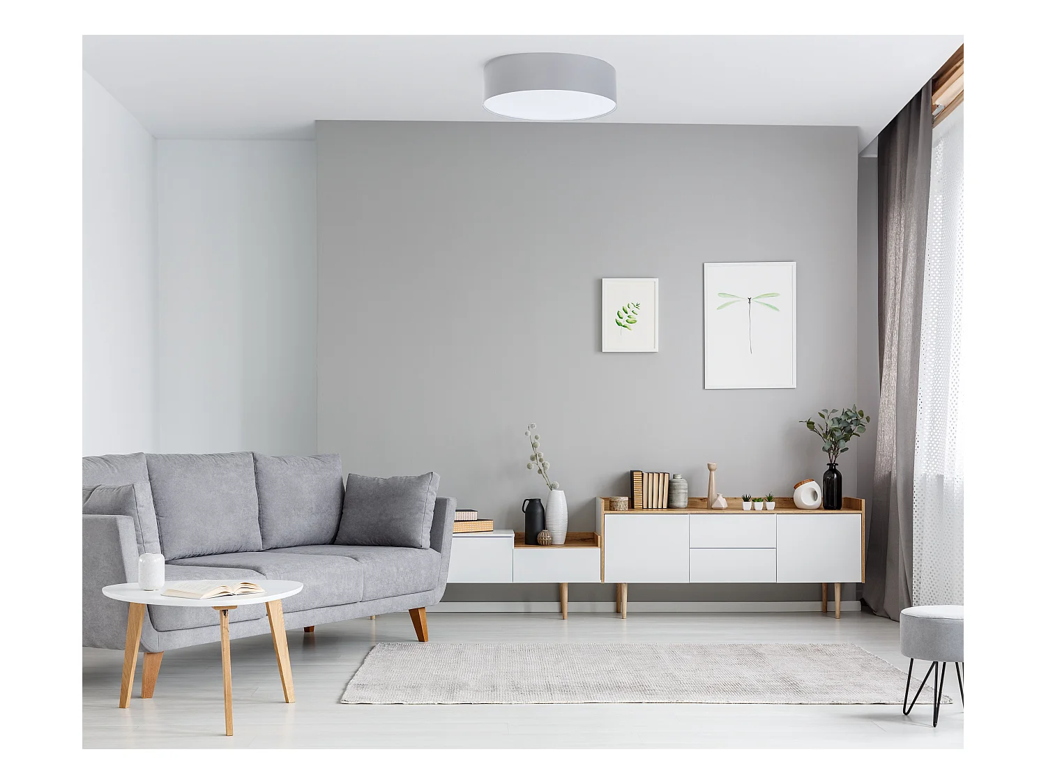 Deckenleuchte PERL GREY