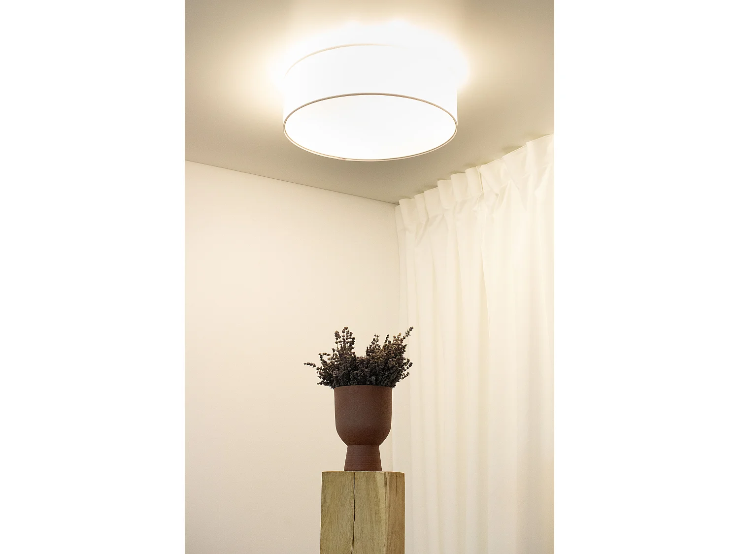 Plafonnier Mesh-Textile avec diffuseur