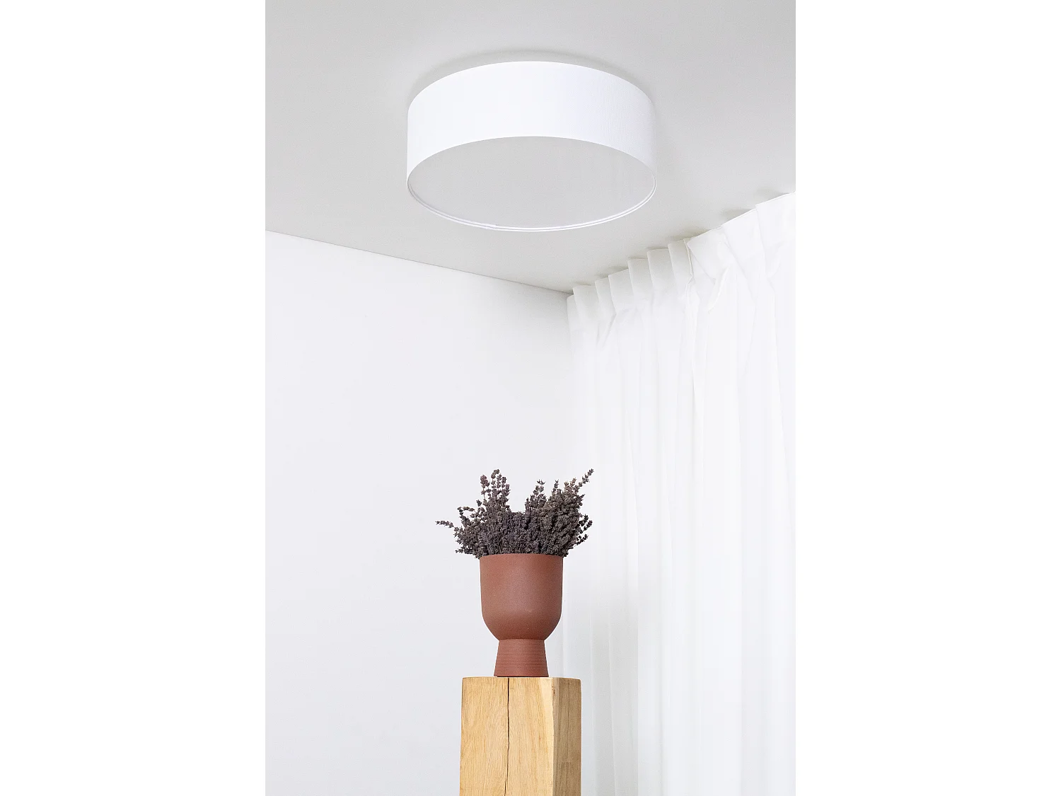 Deckenleuchte Mesh-Textil mit Diffusor