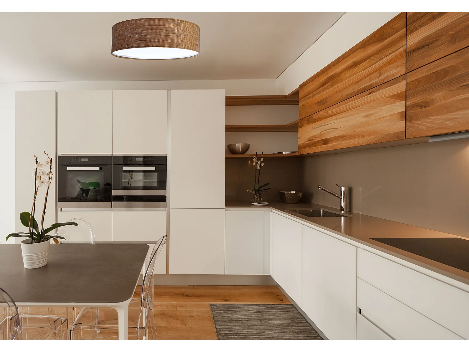 Deckenleuchte Mesh-Textil mit Diffusor