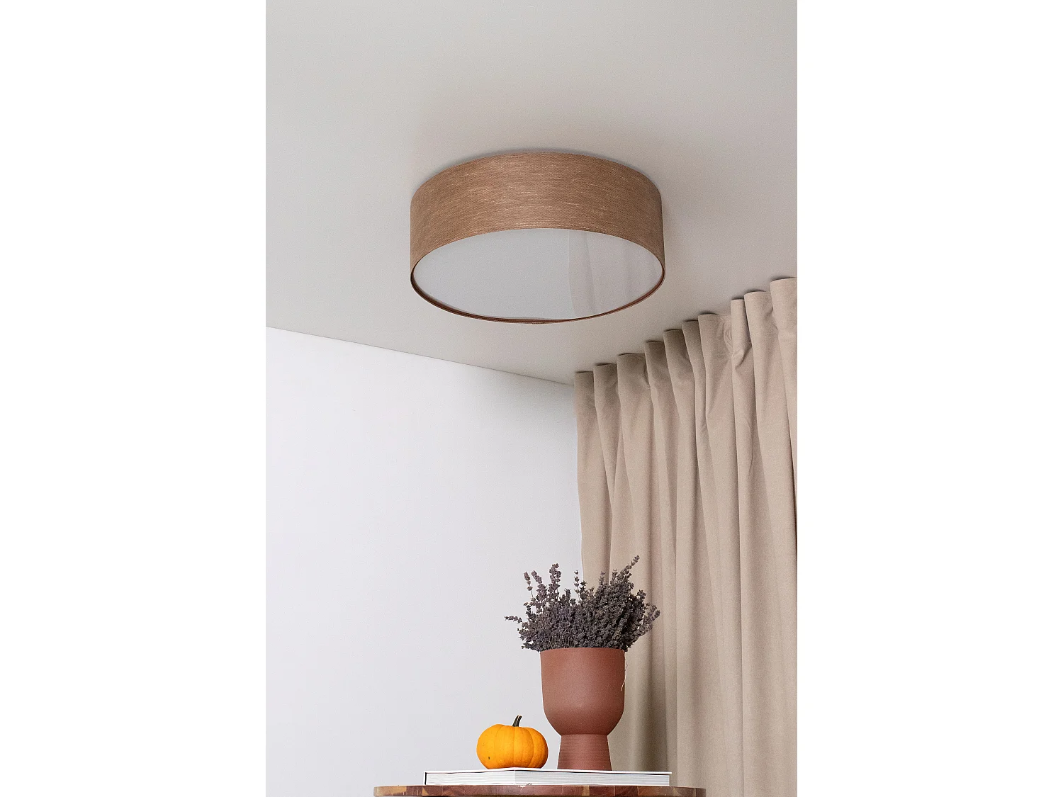 Deckenleuchte Mesh-Textil mit Diffusor