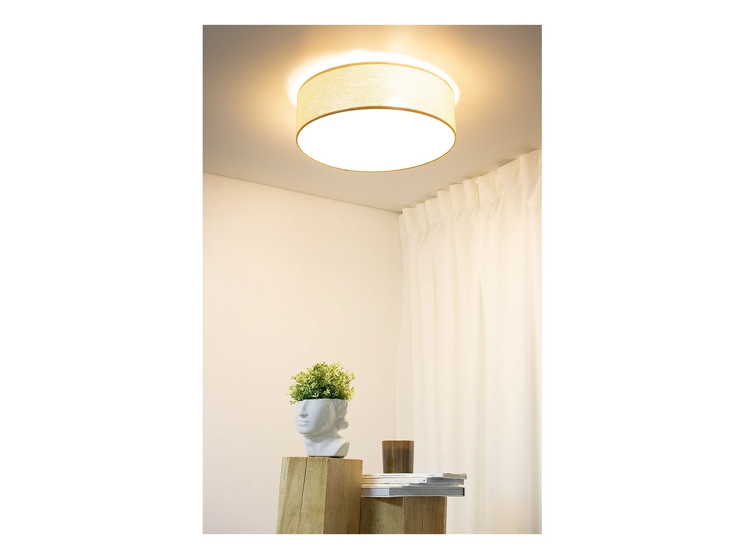 Plafonnier Mesh-Textile avec diffuseur