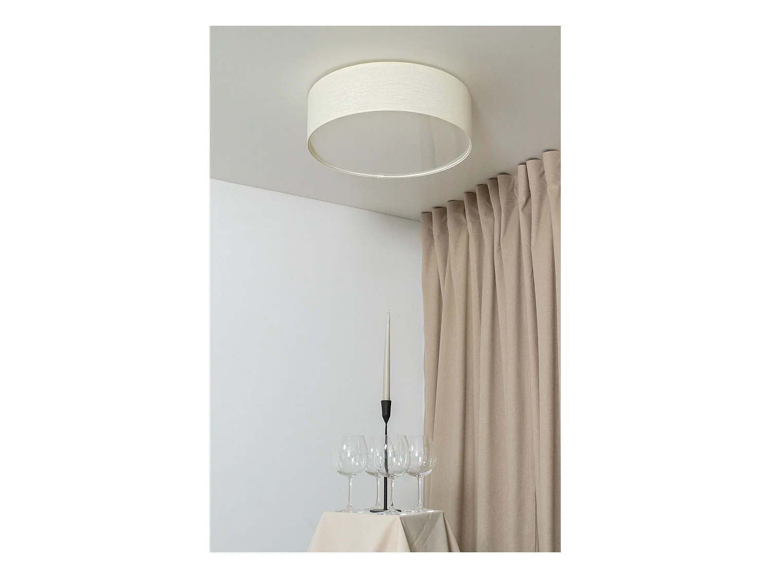 Plafonnier Mesh-Textile avec diffuseur