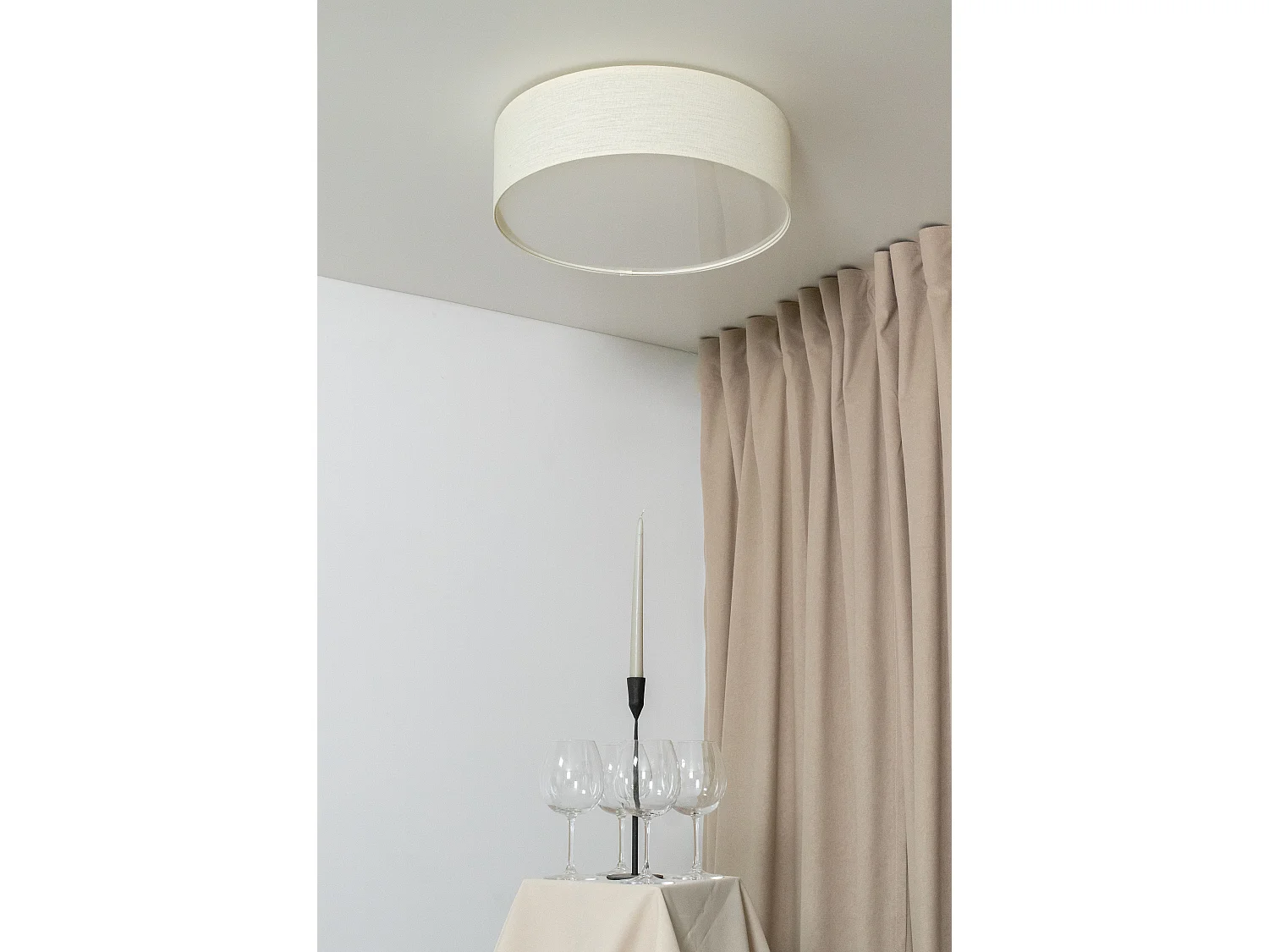 Deckenleuchte Mesh-Textil mit Diffusor