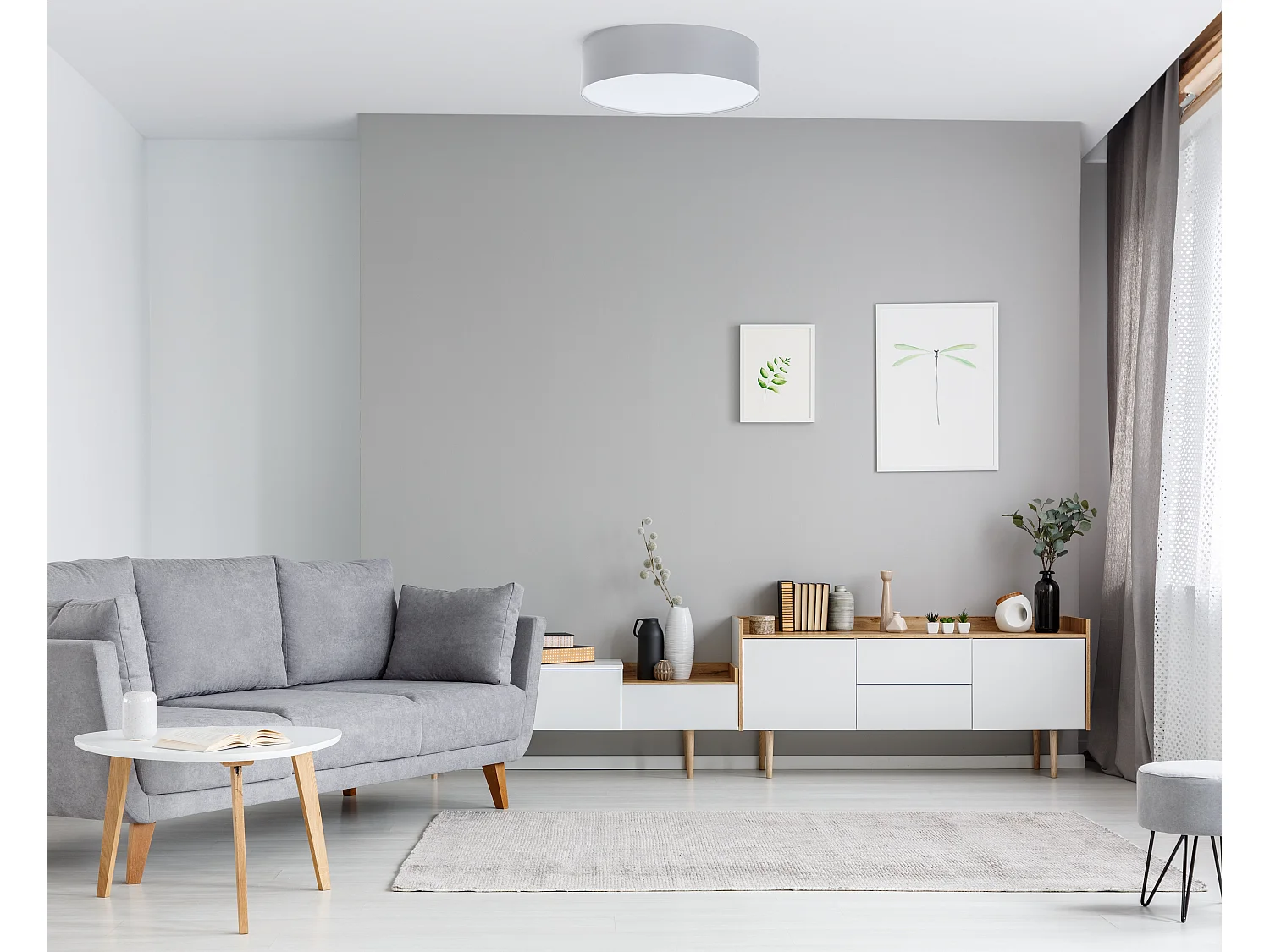 Deckenleuchte PERL GREY