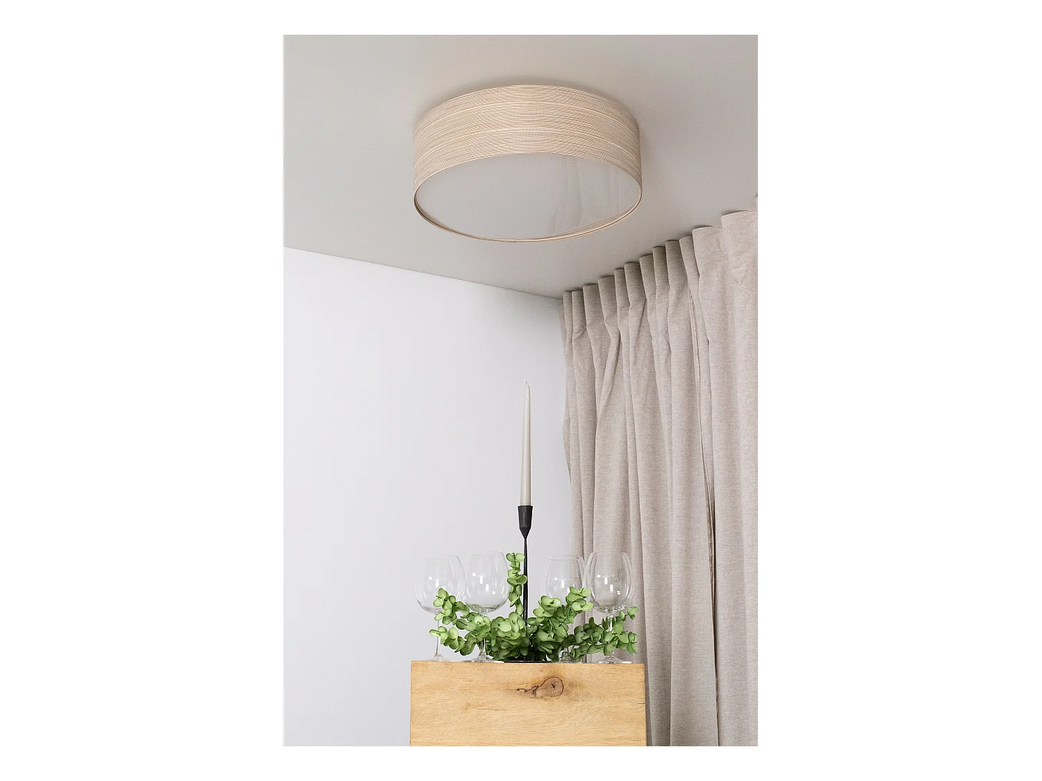 Plafonnier Mesh-Textile avec diffuseur