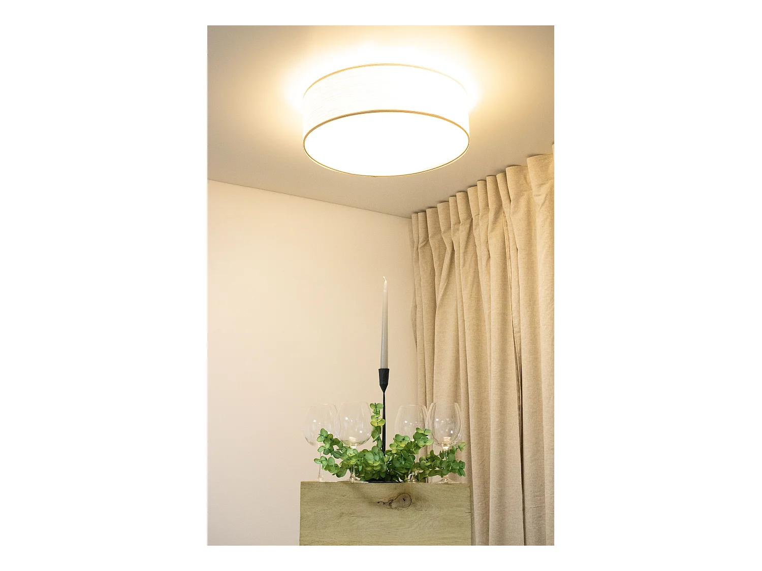 Plafonnier Mesh-Textile avec diffuseur