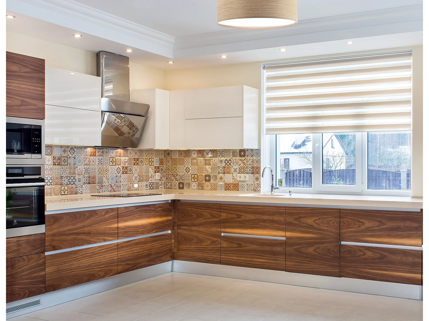 Deckenleuchte Mesh-Textil mit Diffusor