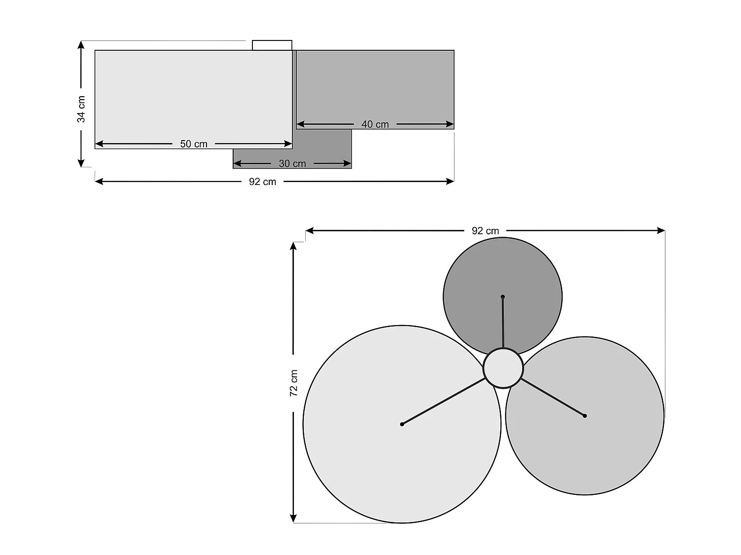 Deckenleuchte Trio Jasmin