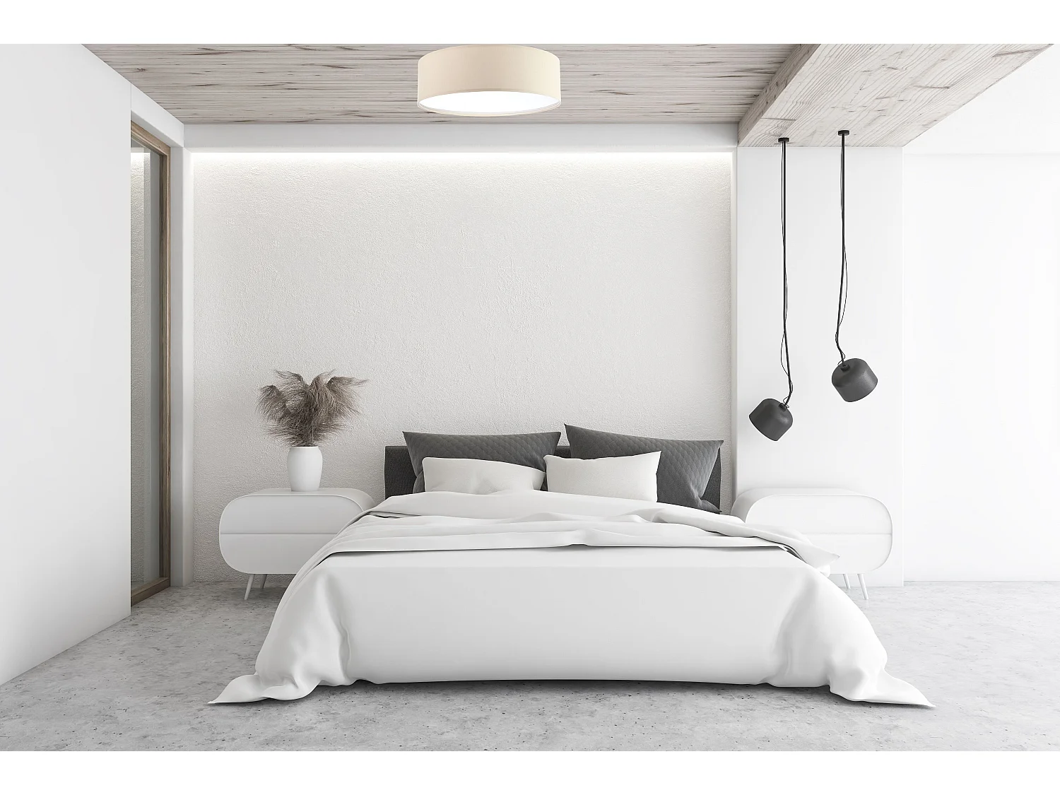 Plafonnier Mesh-Textile avec diffuseur