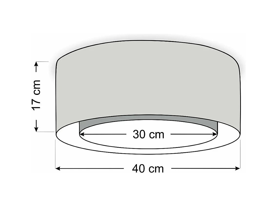 Plafonnier Boho crème