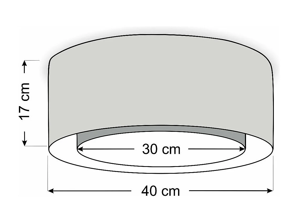 Plafonnier Boho crème