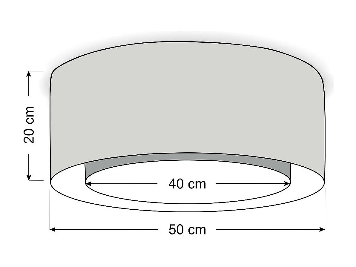 Deckenleuchte Boho Duo Ø50cm