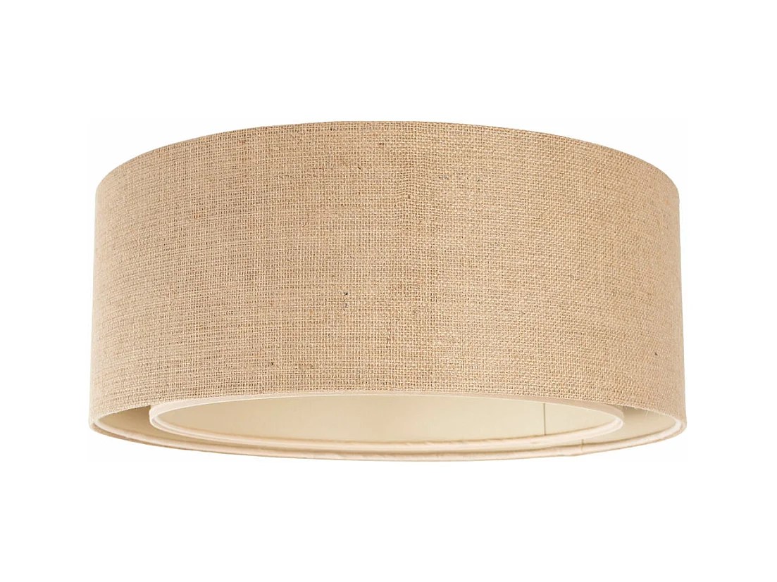 Plafonnier en jute naturelle Boho
