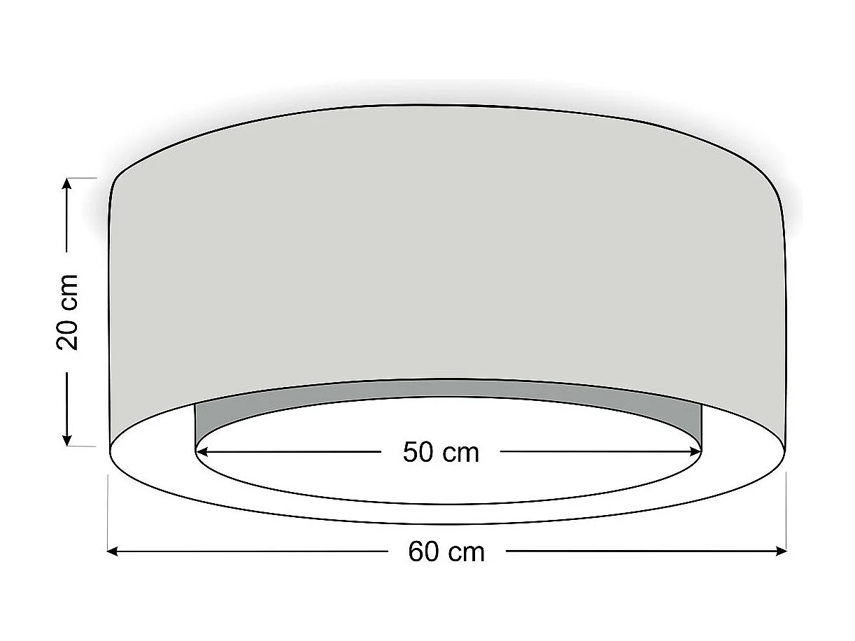 Deckenleuchte Boho Duo Ø60cm