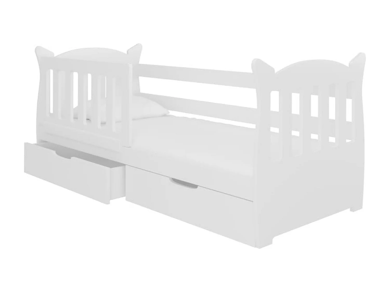 Bett Ena (90x160)/Matratze inklusive/Pink