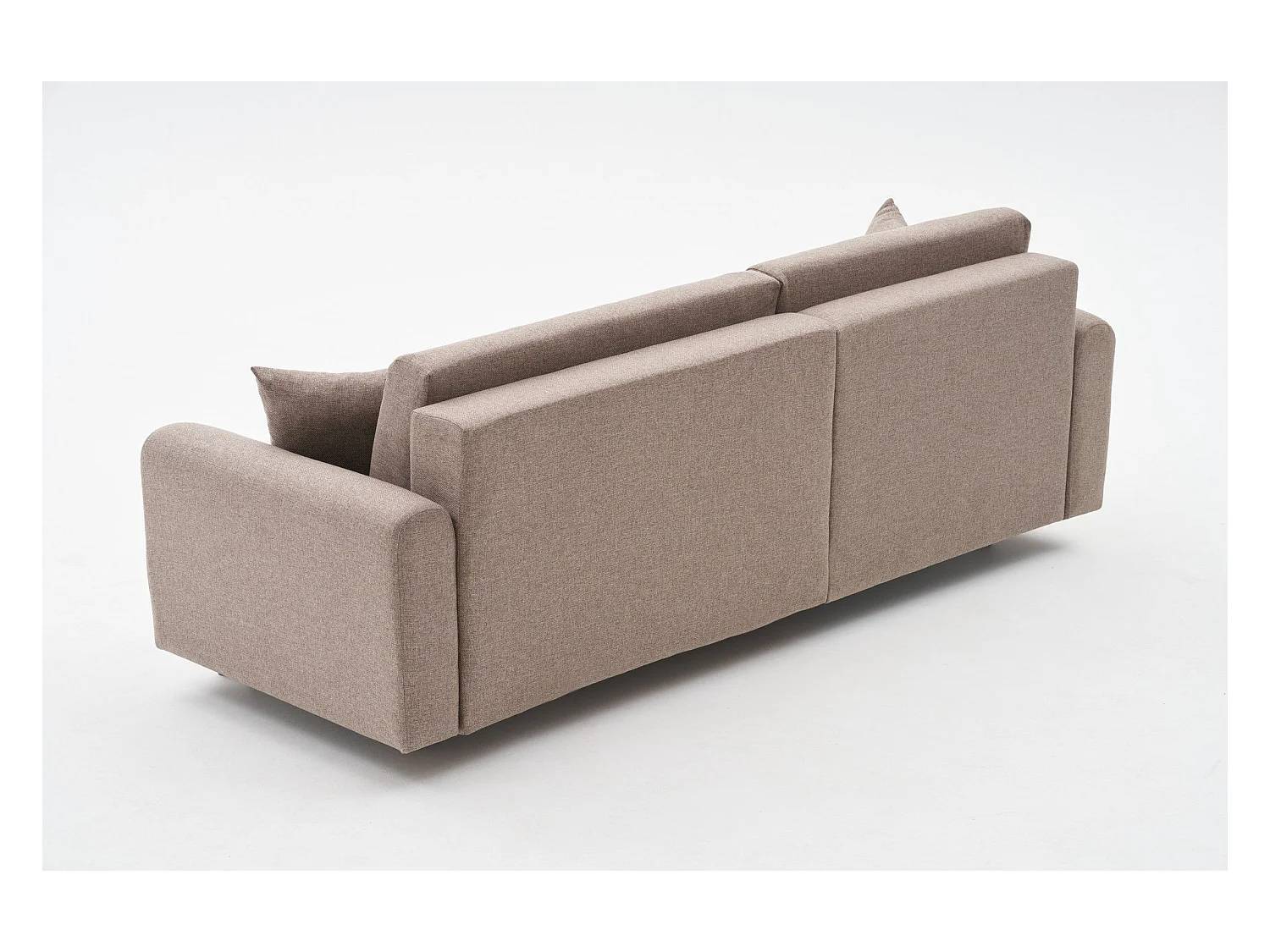 Canapé d'angle convertible méridienne à gauche en tissu L246 cm - MANE