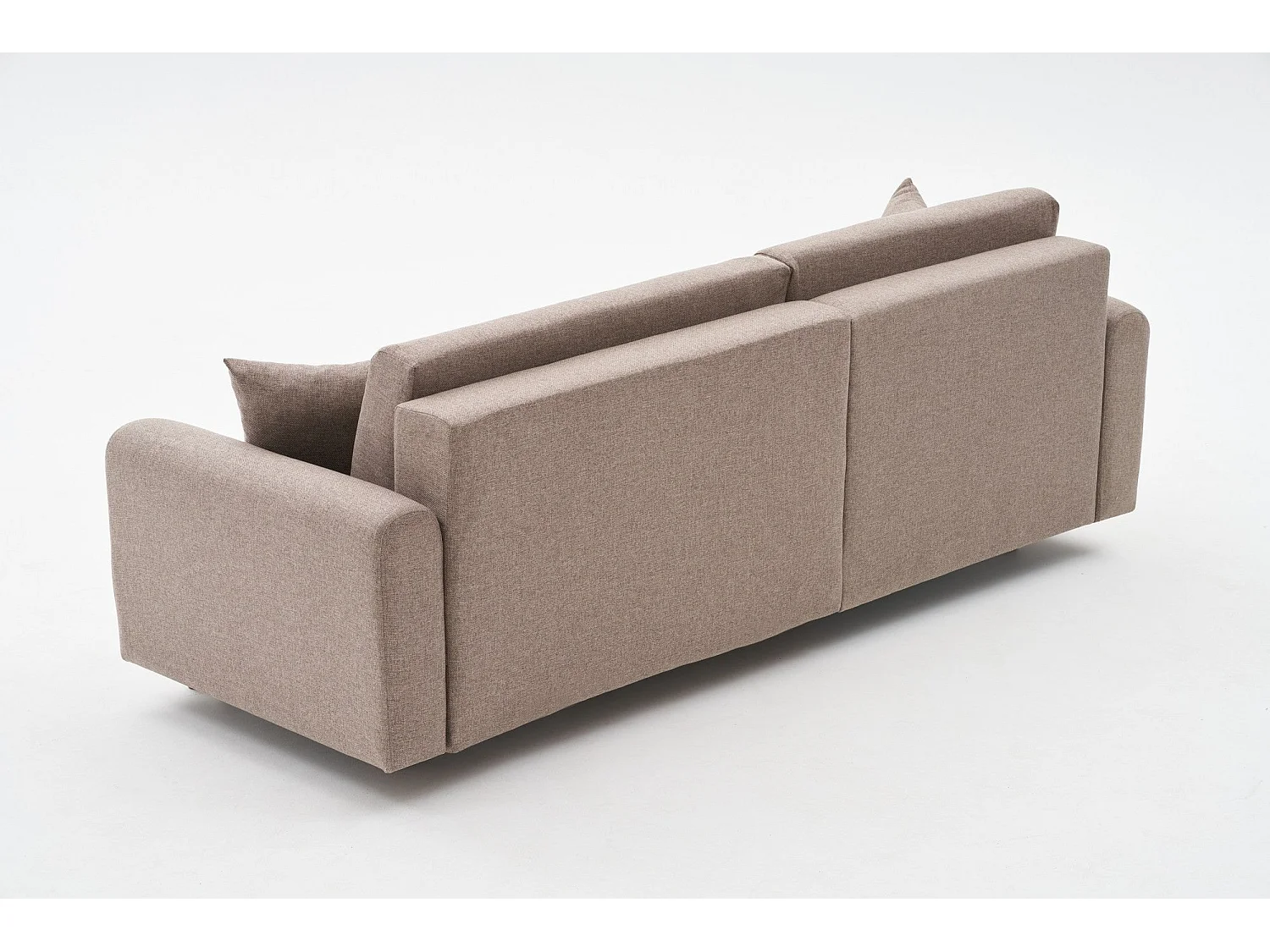 Canapé d'angle convertible méridienne à gauche en tissu L246 cm - MANE